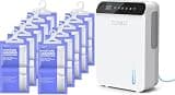 CLEVAST 10 Pack Moisture Absorbers and Dehumidifier