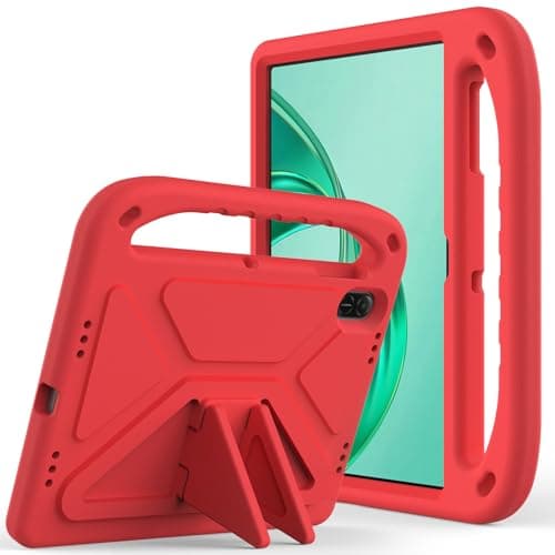 ZCGUANG Kids Case for Honor Pad X9 11" Released 2024,Light Weight Shock Proof Handle Stand Kids Friendly Protective Cover Case(Vermelho)