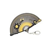 Pexylun Where Winds Meet Folding Fan Keychain - 1:1 Game Replica, Eco-Friendly Zinc Alloy Collectible, 3D Engraved Key Ring with Gift Box for Gamers & Backpack Decor