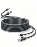 CERRXIAN 2 in 1 for Starlink Mini Ethernet Cable 16.4FT, Starlink Mini Power Cord & RJ45 Ethernet Cable, Gigabit Data Waterproof Starlink Mini Accessories for RV, Boat, Van, Outdoor Use
