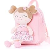 Gloveleya Kids Backpacks Girls Backpack Plush Bags Diaper Bag Printed Sunflower Backpack