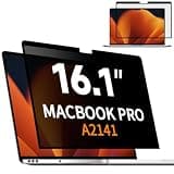 BSPROTE Privacy Screen for MacBook Pro 16 Inch 2019 (A2141), Removable Anti-Spy Filter for Mac Pro 16.1", Eye Protection HD Anti-Scratch
