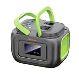 Portable Power Station 120W, 97.6Wh Backup Battery Solar Power Bank Generator with AC Outlets & USB-C Input,Portable Battery Pack Lightweight for Camping Travel RV Van(without Solar Panel)