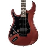 Sawtooth SST Left-Handed Electric Guitar - Red Metallic w Black Pickguard - HSS Pickup Configuration