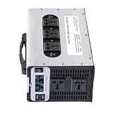 HENGJINGTR 3000W 12V 24V 48V 60V 72V Pure Sine Wave Inverter 72V Dc to 110V Ac Power Converter Low Frequency Solar Power Inverter with LCD Display,72V to 220V 60Hz