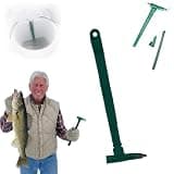 GpaDUwru Live Bait Holder Tool, Intelligent Live Bait Catcher for Minnows Shrimp Baits Fixing Tool, Hands Catch & Hold Device for Fishing, Easy Baits Hooking Tool 1pcs