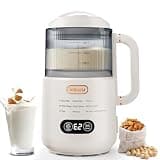 Kawu 8 in 1 Nut Milk Maker Machine, 41oz, Self Cleaning, No Strain, Quiet