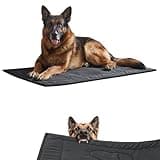 Couzssyhi Chew Proof Dog Crate Pad - Indestructible Durable Dog Bed for Aggressive Chewers, Machine Washable & Waterproof Indoor Outdoor Tough Kennel Pad for Medium Dogs (Medium (22"x35"))