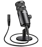 MAONO XLR Podcast Microphone, Cardioid Studio Dynamic Metal Mic Compatible with Audio Interface, Audio Mixer, Sound Card for Recording, Streaming, Vocal, Music, Voice Over-PD100