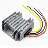 DC DC Step Down Converter 24V 36V 48V 60V 72V to 5V 12V Voltage Reducer Regulator Stabilizer Module for Car Vehicle (8-35V to 12V 10A)