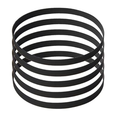 5mm Wide Replacement Belt Set Turntable Belts Rubber for Cdrom Drives and Portable Players Import Cassette Tape Accessories Drive for Recorder Flat for Player