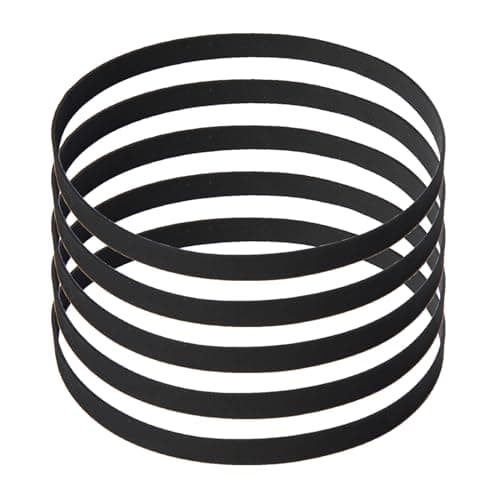 5mm Wide Replacement Belt Set Turntable Belts Rubber for Cdrom Drives and Portable Players Import Cassette Tape Accessories Drive for Recorder Flat for Player