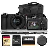 Canon EOS R6 V Mirrorless Camera with 20-50mm F4 RF PZ Lens, 32.5MP Full-Frame CMOS Sensor, DIGIC X Processor (7250C010) + 64GB UHS-II Card + Camera Bag (10pc Bundle)