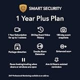 ecobee Smart Security Plus Plan 1 Year Subscription, up to 1 Camera 30-Day Video History, Person Detection, Package Detection, Surveillance and Monitoring, Arm and Disarm, Cancel Anytime