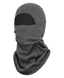BOCOMAL FR Face Mask Flame Resistant Balaclava 4oz EX Lightweight Arc Rated Helmet Liner Covering Hood for Welding-CAT1 Heather Dark Grey