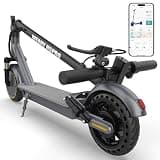 WERHY Electric Scooter, 350W/500W Powerful Motor, 19/22 MPH Max Speed, 15/23 Miles Range, Lightweight Foldable Kick Scooter with Dual Braking Systems, Smart APP
