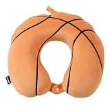 I-TOTAL - Travel Neck Pillow, Soft Cervical Support Funny (BASKETBALL)