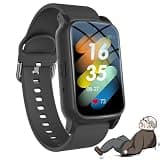 Mothdust Fall Detection Smart Watch for Seniors, GPS Tracker SOS Emergency Call Bracelet for Elderly Dementia Alzheimer and Autism Patients, Waterproof Safety Tracking Device Smartwatch(Black)