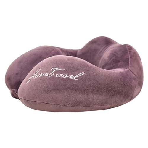 Travel Pillows for Airplanes, Washable Memory Foam Soft Neck Travel Pillow,Breathable Portable Comfortable Travel Pillows for Sleeping Traveling Home Camping Airplane