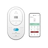 Kidde Smart Carbon Monoxide Detector & Indoor Air Quality Monitor, Plug-in with AA Battery Backup, Real-Time Notifications, 2.4 GHz Wi-Fi Enabled, Rotating Plug, 85 dB Alarm, 5th Edition, COPDLQW