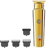 RASRGTRQ Hair for Men Professional Electric Trimmer Cordless Beard Clipper for Cutter Machine Set(Gold)