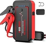 BOOKOO H9 Jump Starter 4500A,Portable Car Battery Jumper Starter for 10L Gas and 8L Diesel Engines,12V Car Battery Charger with Jumper Cables,USB QC 3.0,16V DC Output,3 LED Modes for Car Camping Trip