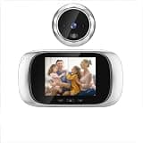 ONMYJFD Sonnette de Porte numérique avec Vision Nocturne à 90 ° Moniteur LCD visionneuse Judas caméra Protection sécurité