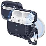 ESR for AirPods Pro 3 Case (2025), Compatible with Airpods Pro 3rd Generation (USB-C Cable), Magnetic Lid, MagSafe Ready, Powerful Drop Protection, Cyber Series, Navy Blue