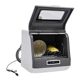 Portable Countertop Dishwasher with 3 Wash Modes & Fruit Wash, Compact Mini Dishwasher No Hookup Needed, Space-Saving Countertop Dishwasher for Apartments, RVs, Dorm Rooms