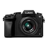 Panasonic LUMIX G7 4K Digital Camera, with 14-42mm Mega O.I.S. Lens, 16 Megapixel Mirrorless Camera, 3-Inch LCD, DMC-G7KK (Black)