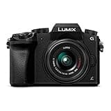 Panasonic LUMIX G7 4K Digital Camera, with 14-42mm Mega O.I.S. Lens, 16 Megapixel Mirrorless Camera, 3-Inch LCD, DMC-G7KK (Black)