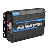 Omquot 2000W High Power Power Inverter with Pure Sine Wave Car USB Outlet Remote Switch 2 AC Outlets for Travel and Outdoor Activities, Aluminum Material