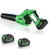 SUPEAIR Leaf Blower Cordless with 2 Batteries and Charger, 750CFM 260MPH, Electric Leaf Blower with 3 Speeds Mode, 21V Handheld Blower for Cleaning, Dust, Snow, Lawn Clean, Patio, Blowing Leaves