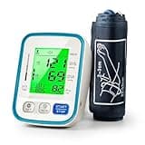 XQYM Upper Arm Blood Pressure Monitor for Home Use with Wide Range Cuff, Automatic Digital BP Machine with Large LCD Display, Voice Broadcast, 2x99 Sets Memory, Ideal for Family Health Monitoring