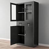 Garvee 2-Drawer Mobile File Cabinet with Lock, Under Desk Filing Cabinet for Letter Legal A4 Files, Metal Storage Organizer, Rolling Pedestal with Keys, Anti-Tip Safety, Easy Assembly