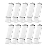 KEXIN 8 GB Flash Drive 10 Pack 8GB USB Flash Drive Thumb Drive Jump Drive Pen Drive Memory Stick 10 Pack White