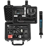 Lekufee Waterproof Hard Case Compatible with Gopro Hero 13/12/11/10/9/8, LIT Hero,Hero 4K,Media Mod/Gopro Volta/Creator Edition/Action Camera and Accessories(Case Only)