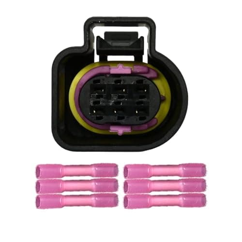 GROBARPART S-1419, BU2Z-14S411-NA 4 Cyl 1.6L Electronic Throttle Body Connector Wiring Harness Pigtail Plug Wire Compatible with Ford Escape Fusion Fiesta Transit Connect 2011-2019
