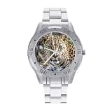 FekiLoot Watch for Men Big Face Stainless Steel Wrist Watch Personality