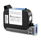 Minssine 1PC Original 42ml High Adhesion and Quick Dry, Solvent Ink Cartridge Replacement for Handheld Inkjet Printer Z10/C10/M10/M12, Compatible for 0.5inch/12.7mm Nozzle Coding Machine (White)