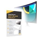 BoxWave Screen Protector Compatible With Samsung Monitor S36GD (24 in) - ClearTouch Anti-Glare Privacy (2-Pack), Privacy Screen Protector Flexible Film Anti-Glare