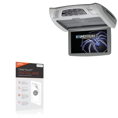 BoxWave Screen Protector Compatible With Soundstream VCM-103DMH - ClearTouch Anti-Glare (2-Pack), Anti-Fingerprint Matte Film Skin
