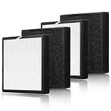 Wocase TZ-K2 Air Purifier Replacement Filter, Compatible with ToLife TZ-K2 Air PuriFier, Compare to Part No. TZ-K2-A Filter, 4-PACK