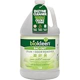 Biokleen Bac-Out Enzyme Cleaner and Stain & Odor Remover for Pet Stains, Laundry, Diapers, Wine, Carpets, & More, Eco-Friendly, Non-Toxic, Lime Scent, 128 Ounces