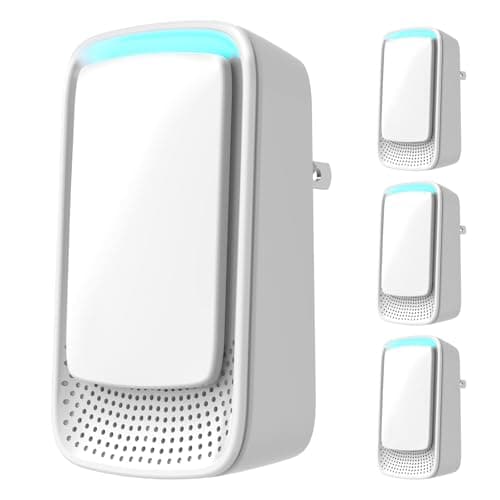 4 Pack Plug in Air Purifier - Quiet Operation Negative Ionic Air Purifiers for Home, Bedroom, Office, Kitchen, No Filter Replacement Air Ionizers for Removes Odors, Pets Smell, Smoke and Dust (White)
