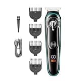 DAXXIN Hair Clippers, Electric Beard Trimmer Professional Rechargeable Cordless Hair Trimmer for Men
