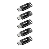 PNY 32GB Attaché X USB 3.2 Gen 1 Flash Drive, Advanced Performance Up to 130MB/s Read, Everyday Data Store & Transfer, Reliable Portable Storage, Durable, Type-A, Computers, Laptops, Desktops, 5-Pack