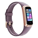 Mckkymi Fitness Tracker,2025 Smart Watch with Blood Pressure Heart Rate & Sleep Monitor IP67 Waterproof Step Calorie Counter Pedometer Fitness Activity Watch for Men Women Android iOS Phone (Purple)