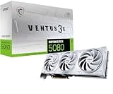 msi Gaming RTX 5080 16G Ventus 3X OC White Graphics Card (16GB GDDR7, 256-bit, Extreme Clock TBD MHz, DisplayPort x 3 2.1a, HDMI 2.1b, NVIDIA Blackwell Architecture)