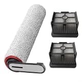 Vacuum Roller Brush and Filter Set for MOVA K20, K20 Pro, K30, Compatible with for trouver 2.0 and 3.0 Pro, Plastic and Fiber Bristles for Efficient Cleaning of Dirt, Debris, and Pet Hair on Multiple